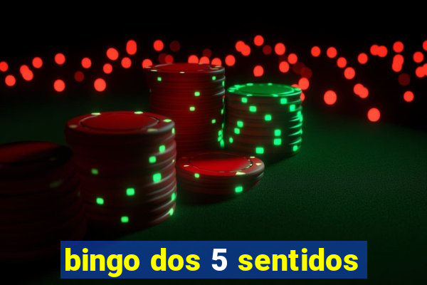 bingo dos 5 sentidos